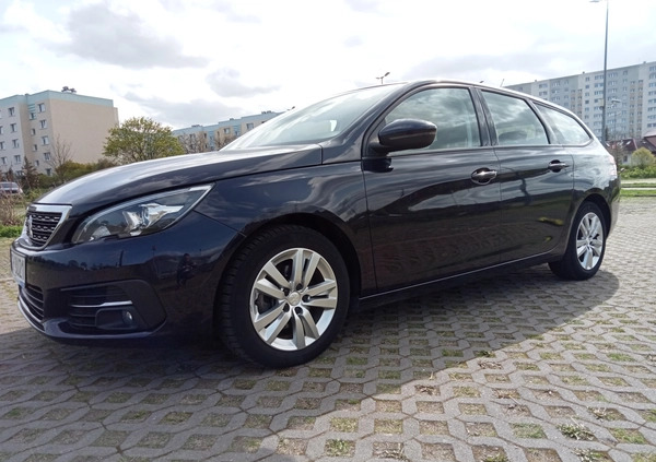 Peugeot 308 cena 51900 przebieg: 83700, rok produkcji 2019 z Sopot małe 379